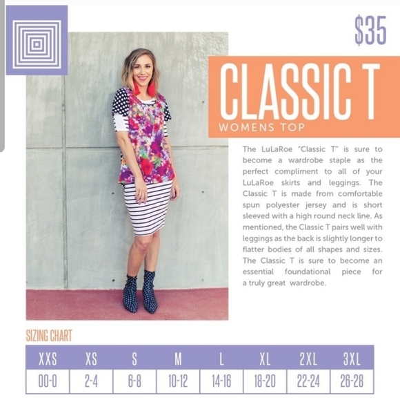 LuLaRoe Disney Mini Classic Tee Size Small - Picture 11 of 12